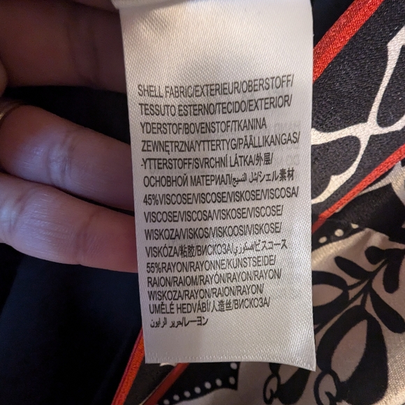 FARM Rio Black and White Mini Dress with Red Details - Picture 8 of 10